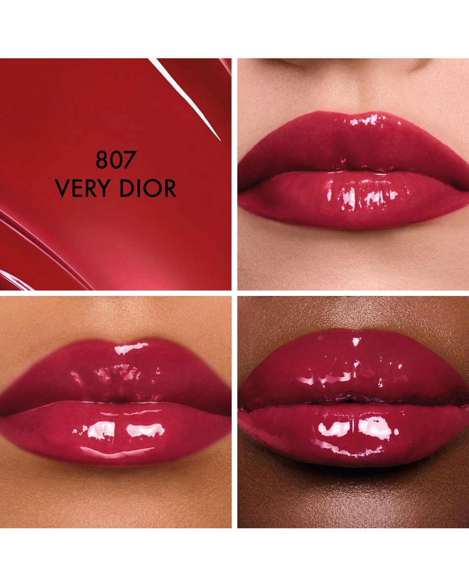 DIOR Dior Addict Glass Lipstick - Hydrating Lip Gloss Stick Gloss en stick ultra-brillant hydratant 807 Very Dior - Glossy 2