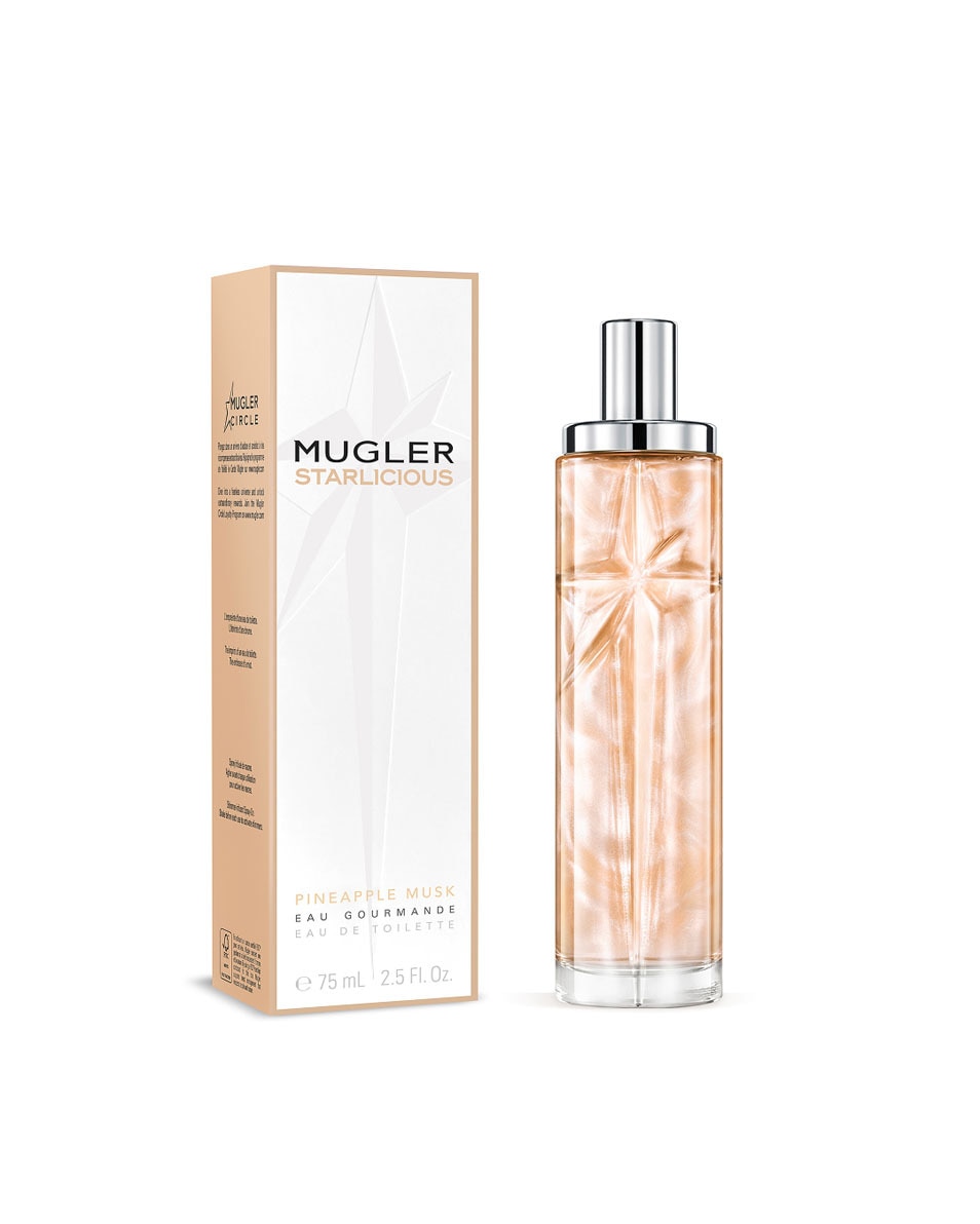 MUGLER Starlicious Pneapple Musk Eau de Toilette – Parfum gourmand floral et fruité pour femme 75 ML 2