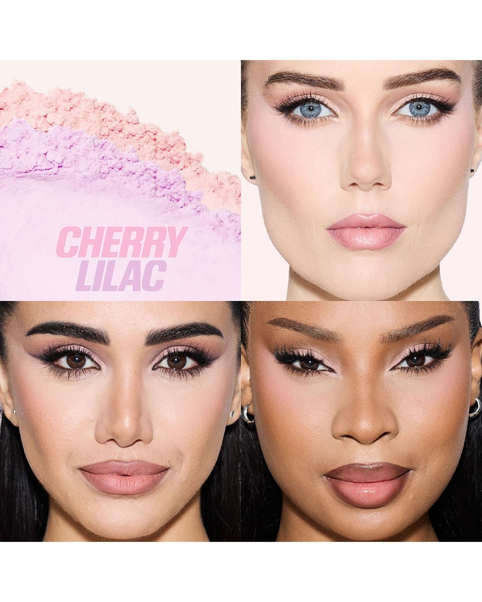 HUDA BEAUTY EASY BAKE DUO LOOSE POWDER CHERRY LILAC 2