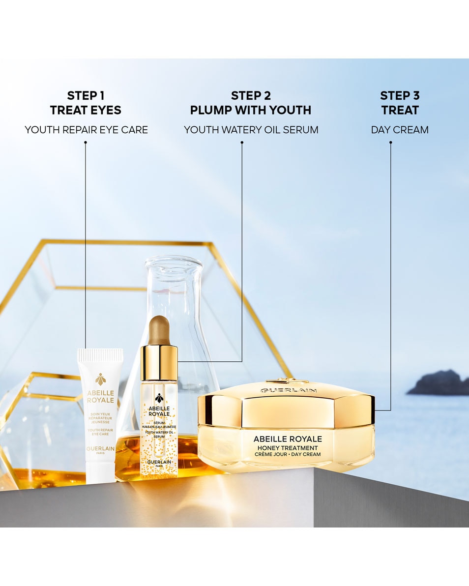GUERLAIN ABEILLE ROYALE HET ABEILLE ROYALE ANTI-AGEING RITUEEL VOOR EEN JEUGDIGE HUID 4 ST 2