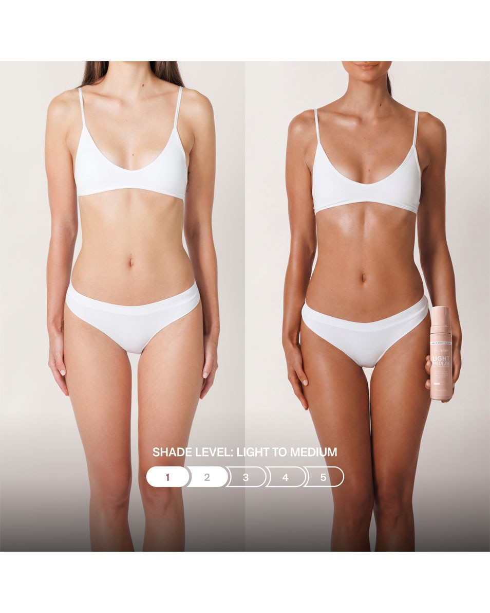 BALI BODY Light Medium Self Tan Mousse Mousse autobronzante 200 ML 2