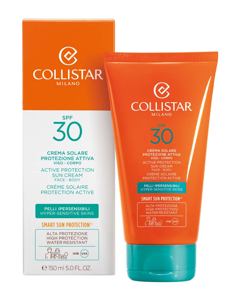 COLLISTAR SUN FACE CRÈME SOLAIRE PROTECTION ACTIVE SPF 30 150 ML 2