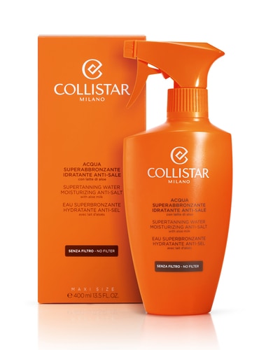 COLLISTAR SUN FACE SUPERTANNING WATER MOISTURIZING ANTI-SALT WITH ALOË MILK 400 ML
