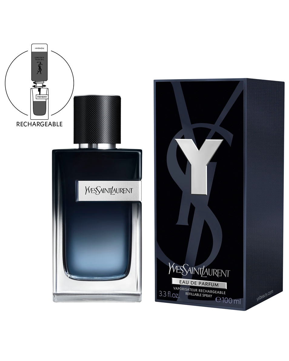YVES SAINT LAURENT Y Eau De Parfum - Parfum Rechargeable Homme 100 ML 2